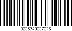 Código de barras (EAN, GTIN, SKU, ISBN): '3236748337376'