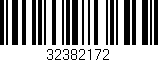 Código de barras (EAN, GTIN, SKU, ISBN): '32382172'