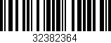 Código de barras (EAN, GTIN, SKU, ISBN): '32382364'