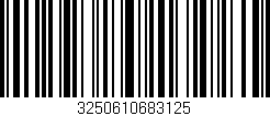 Código de barras (EAN, GTIN, SKU, ISBN): '3250610683125'