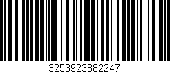 Código de barras (EAN, GTIN, SKU, ISBN): '3253923882247'