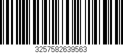 Código de barras (EAN, GTIN, SKU, ISBN): '3257582639563'