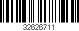 Código de barras (EAN, GTIN, SKU, ISBN): '32626711'