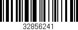Código de barras (EAN, GTIN, SKU, ISBN): '32856241'