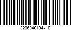 Código de barras (EAN, GTIN, SKU, ISBN): '3286340184410'