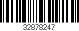 Código de barras (EAN, GTIN, SKU, ISBN): '32878247'