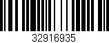 Código de barras (EAN, GTIN, SKU, ISBN): '32916935'