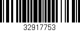 Código de barras (EAN, GTIN, SKU, ISBN): '32917753'