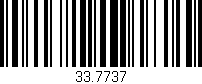 Código de barras (EAN, GTIN, SKU, ISBN): '33.7737'