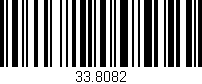 Código de barras (EAN, GTIN, SKU, ISBN): '33.8082'