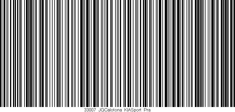 Código de barras (EAN, GTIN, SKU, ISBN): '33007_JGCalotona_KIASport_Pra'