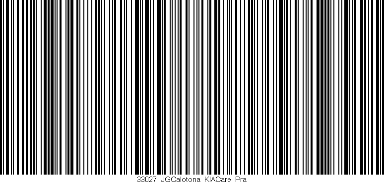 Código de barras (EAN, GTIN, SKU, ISBN): '33027_JGCalotona_KIACare_Pra'