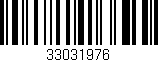 Código de barras (EAN, GTIN, SKU, ISBN): '33031976'