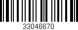 Código de barras (EAN, GTIN, SKU, ISBN): '33046670'