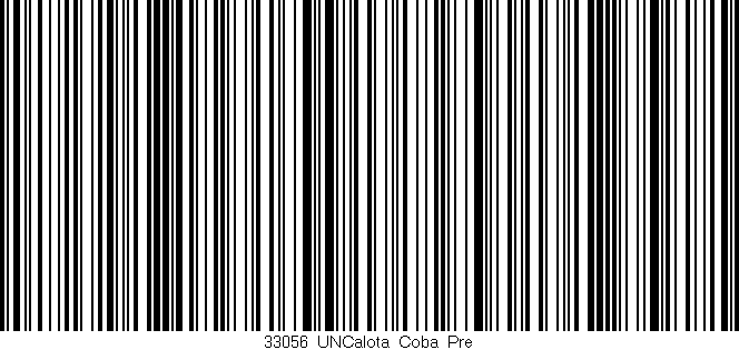 Código de barras (EAN, GTIN, SKU, ISBN): '33056_UNCalota_Coba_Pre'