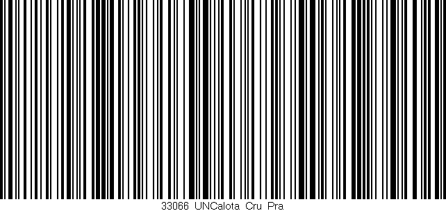 Código de barras (EAN, GTIN, SKU, ISBN): '33066_UNCalota_Cru_Pra'