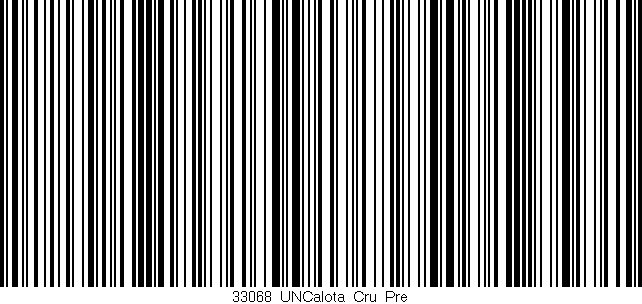 Código de barras (EAN, GTIN, SKU, ISBN): '33068_UNCalota_Cru_Pre'