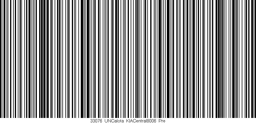 Código de barras (EAN, GTIN, SKU, ISBN): '33076_UNCalota_KIACentral8006_Pre'