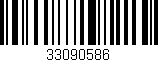 Código de barras (EAN, GTIN, SKU, ISBN): '33090586'