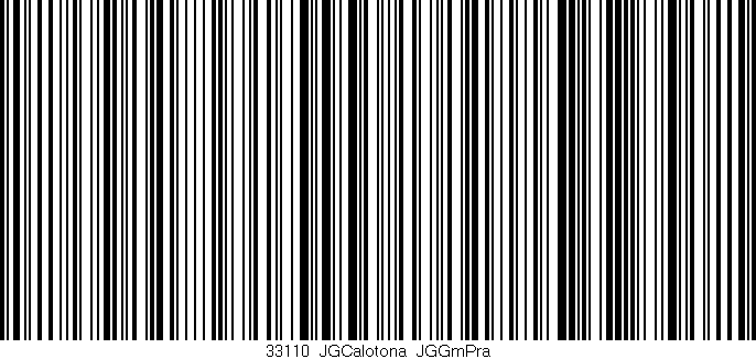 Código de barras (EAN, GTIN, SKU, ISBN): '33110_JGCalotona_JGGmPra'