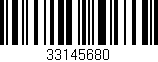 Código de barras (EAN, GTIN, SKU, ISBN): '33145680'