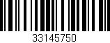 Código de barras (EAN, GTIN, SKU, ISBN): '33145750'