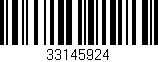 Código de barras (EAN, GTIN, SKU, ISBN): '33145924'
