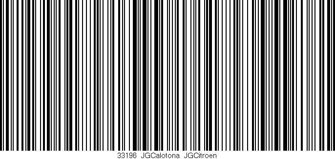 Código de barras (EAN, GTIN, SKU, ISBN): '33196_JGCalotona_JGCitroen'