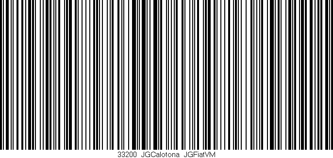 Código de barras (EAN, GTIN, SKU, ISBN): '33200_JGCalotona_JGFiatVM'