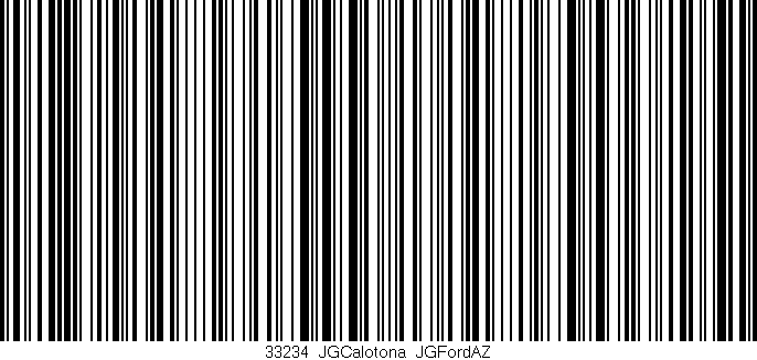 Código de barras (EAN, GTIN, SKU, ISBN): '33234_JGCalotona_JGFordAZ'