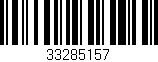 Código de barras (EAN, GTIN, SKU, ISBN): '33285157'