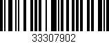 Código de barras (EAN, GTIN, SKU, ISBN): '33307902'