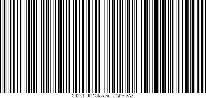 Código de barras (EAN, GTIN, SKU, ISBN): '33330_JGCalotona_JGFordAZ'