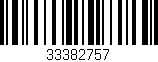 Código de barras (EAN, GTIN, SKU, ISBN): '33382757'