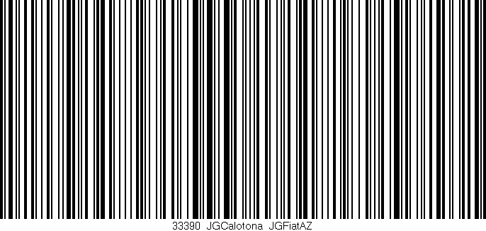 Código de barras (EAN, GTIN, SKU, ISBN): '33390_JGCalotona_JGFiatAZ'