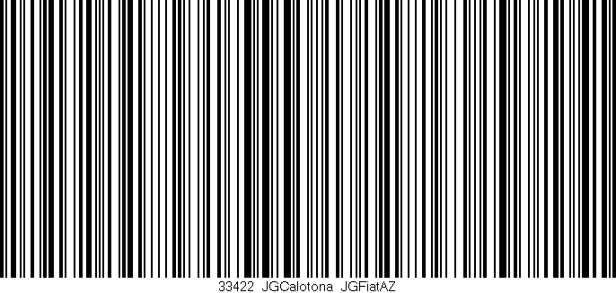 Código de barras (EAN, GTIN, SKU, ISBN): '33422_JGCalotona_JGFiatAZ'