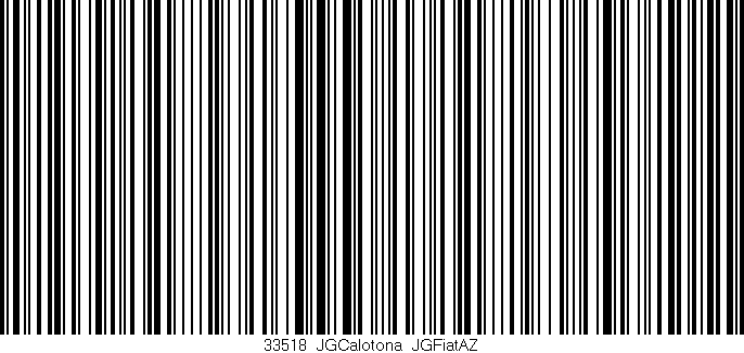 Código de barras (EAN, GTIN, SKU, ISBN): '33518_JGCalotona_JGFiatAZ'