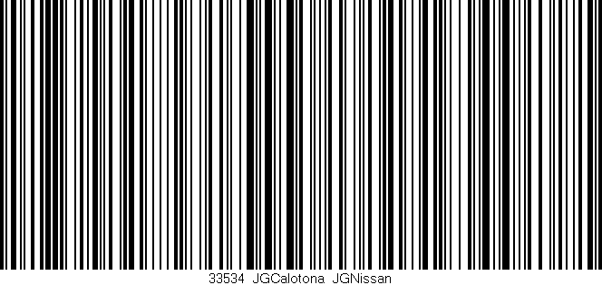 Código de barras (EAN, GTIN, SKU, ISBN): '33534_JGCalotona_JGNissan'
