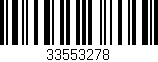 Código de barras (EAN, GTIN, SKU, ISBN): '33553278'