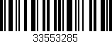 Código de barras (EAN, GTIN, SKU, ISBN): '33553285'