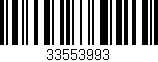 Código de barras (EAN, GTIN, SKU, ISBN): '33553993'