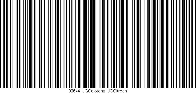 Código de barras (EAN, GTIN, SKU, ISBN): '33644_JGCalotona_JGCitroen'