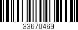 Código de barras (EAN, GTIN, SKU, ISBN): '33670469'