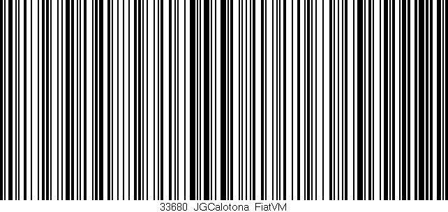 Código de barras (EAN, GTIN, SKU, ISBN): '33680_JGCalotona_FiatVM'