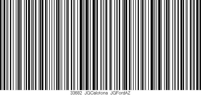 Código de barras (EAN, GTIN, SKU, ISBN): '33682_JGCalotona_JGFordAZ'