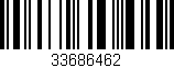 Código de barras (EAN, GTIN, SKU, ISBN): '33686462'
