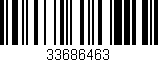 Código de barras (EAN, GTIN, SKU, ISBN): '33686463'