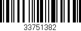 Código de barras (EAN, GTIN, SKU, ISBN): '33751382'