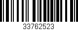 Código de barras (EAN, GTIN, SKU, ISBN): '33762523'
