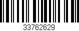 Código de barras (EAN, GTIN, SKU, ISBN): '33762629'